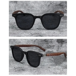 Ochelari de soare unisex, SG121, Negru mat - Img 2