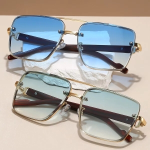Ochelari de soare unisex, SG192, Gri - Img 3