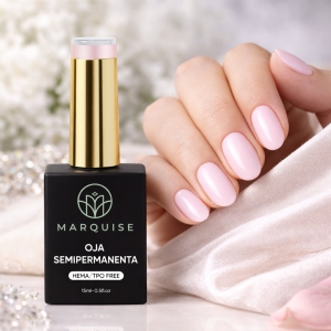 Oja semipermanenta HEMA/TPO FREE, Marquise, Pure Color JY015, 15 ml - Img 2