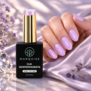 Oja semipermanenta HEMA/TPO FREE, Marquise, Pure Color JY065, 15 ml - Img 2