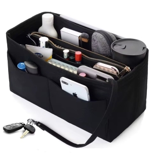 Organizator pentru geanta si portfard detasabil, AC065, Negru