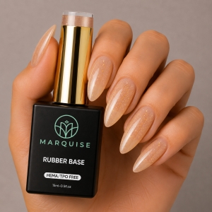 Rubber Base HEMA/TPO FREE, Marquise, Shimmer CBB117, 15 ml - Img 2