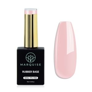 Rubber base unghii HEMA/TPO free, Marquise, roz nud, 15 ml, CBB046