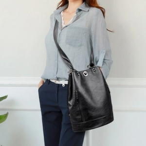 Rucsac dama Gracelyn GT1459, model negru - Img 2