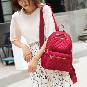 Rucsac dama Melli, GT1838, material textil, rosu - Img 4