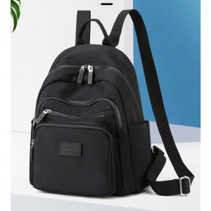 Rucsac dama Neli, GT1837, material textil, negru - Img 3