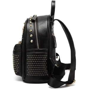 Rucsac dama, Soline GT3213, piele naturala, Negru - Img 3