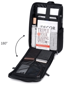 Rucsac pentru barbati, B00675, model urban, Negru - Img 2