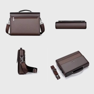 Servieta pentru barbati, Hestia GT3470, Neagra - Img 4
