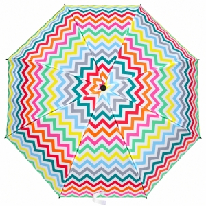 Umbrela pliabila pentru ploaie, 8 spite, diametru 97 cm, UMB076, Multicolor - Img 2