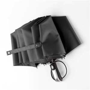 Umbrela pliabila pentru ploaie si soare, 10 spite, diametru 105 cm, protectie UV, UMB014, Neagra - Img 6