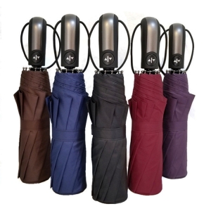 Umbrela pliabila pentru ploaie si soare, 10 spite, diametru 105 cm, protectie UV, UMB015, Mov - Img 3
