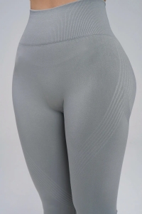 Colanti sport fara cusaturi, cu efect push-up, LGS09, gri - Img 4