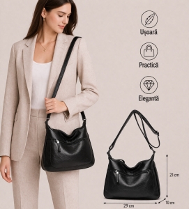 Geanta dama, Consuela GT2116, Negru - Img 2