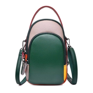 Geanta dama, Orantha GT3341, piele naturala, Multicolor