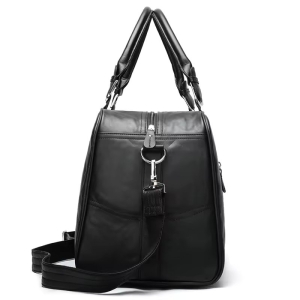 Geanta de calatorie unisex, Arion GT3280, piele naturala, Negru - Img 3