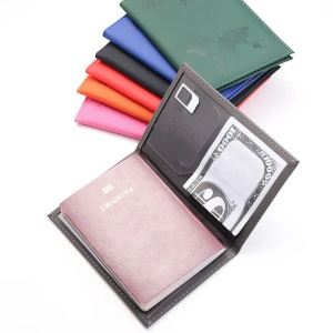 Husa pasaport unisex, Maelis PT1323, Gri mat - Img 3