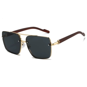 Ochelari de soare unisex, SG196, Negru