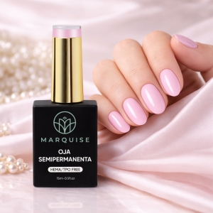 Oja semipermanenta HEMA/TPO FREE, Marquise, Pure Color JY054, 15 ml - Img 2