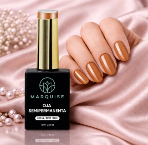 Oja semipermanenta HEMA/TPO FREE, Marquise, Pure Color JY160, 15 ml - Img 2