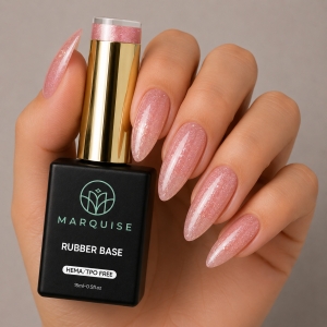 Rubber Base HEMA/TPO FREE, Marquise, Shimmer CBB124, 15 ml - Img 2