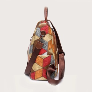 Rucsac dama Delis, Asteria GT2584, antifurt, Multicolor - Img 4