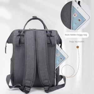 Rucsac multifunctional pentru mamici, Mavina GT3693, Gri - Img 4