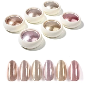 Set 6 pigmenti unghii mirror Marquise, PIGM20, Multicolor