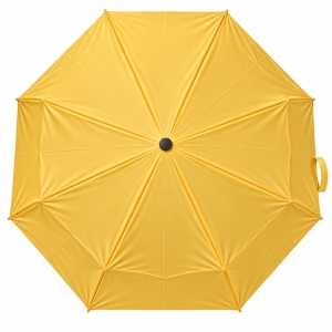Umbrela pliabila pentru ploaie, 8 spite, diametru 97 cm, UMB044, Galben - Img 2
