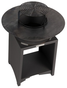 Gratar Metalic cu Plita Rotunda 750mm