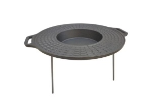 Disc Fonta 2 in 1 carne, mici si cartofi prajiti ( 50cm ) cu manere si picioare detasabile