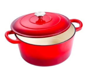 Oala pentru gătit cu capac 2,8 L fonta 28,6x22x9.8cm, Red Colection