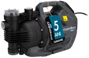 Pompa Gradina LCD 1300w, Filtru Incorporat, Presostat Integrat, 5Ani Garantie, Evosanitary