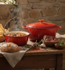 Oala si Ceaun din Fonta Emailata 5L, iCook Mihaela