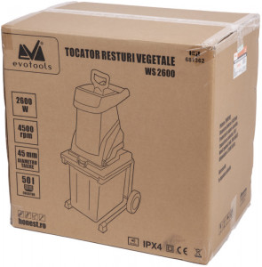 Tocator Resturi Vegetale 45mm, 4500rot/min WS 2600w EPTO