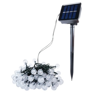 Ghirlanda luminoasă solară LED pentru exterior Cablu10m, 100 becuri, 8 Moduri, Solar Line