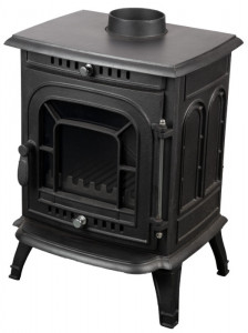 Semineu din fonta 8kw RUSTIC + Geam termorezistent inclus 