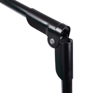 Suport de uscare haine/rufe metalic negru glisant XXL telescopic 110-189 cm,30kg Incarcare Black Line