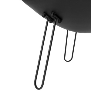 Focar Metalic pentru foc de tabara 60cm + Picioare 44 cm, Ambiance HL