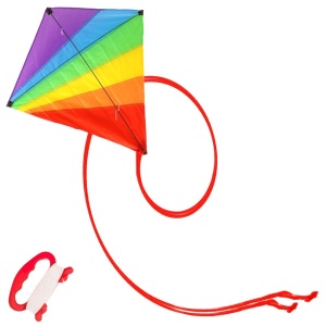 Zmeu Curcubeu 87x81 cm, Coada XL 4m, Sfoara XXL 36M, Kids Line