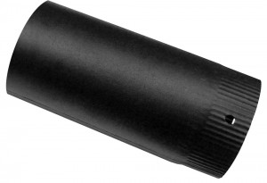 BURLAN EMAILAT MAT NEGRU D:150MM X L:1000MM