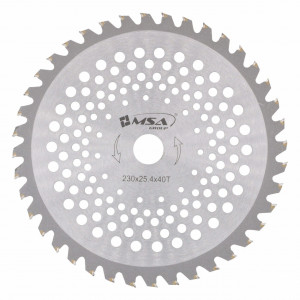Disc motocoasa 230x25.4x40T vidia