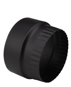 Reducție Burlan Emailată Mat Negru 140-130 mm