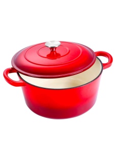Oala pentru gătit cu capac 3.6 L fonta 31x24x11.6cm, iCook
