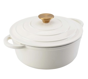 Set 3 oale din fontă emailată Alba ( 6L + 3.6L + 2L ) - Colectia White Line - Img 4