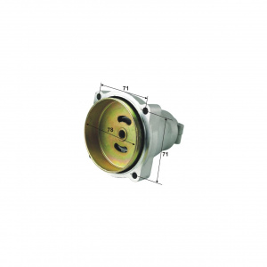 Carcasa ambreiaj pentru motocoasa, cap superior, 9 caneluri, 26 mm
