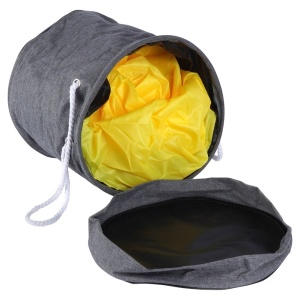 Coș de depozitare jucării cu covoraș de joacă 30x29 cm, impermeabil, Covor 130 cm diametru, Kids Line