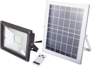 Proiector LED cu incarcare Solara si Telecomanda 9W, 18W
