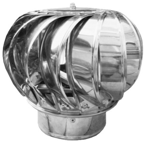 Capac terminal ROTATIV din INOX 120mm (palarie)
