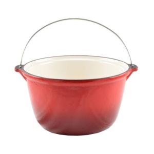 Ceaun/Tuci din fontă emailată 3L, 26x22x13 cm, iCook